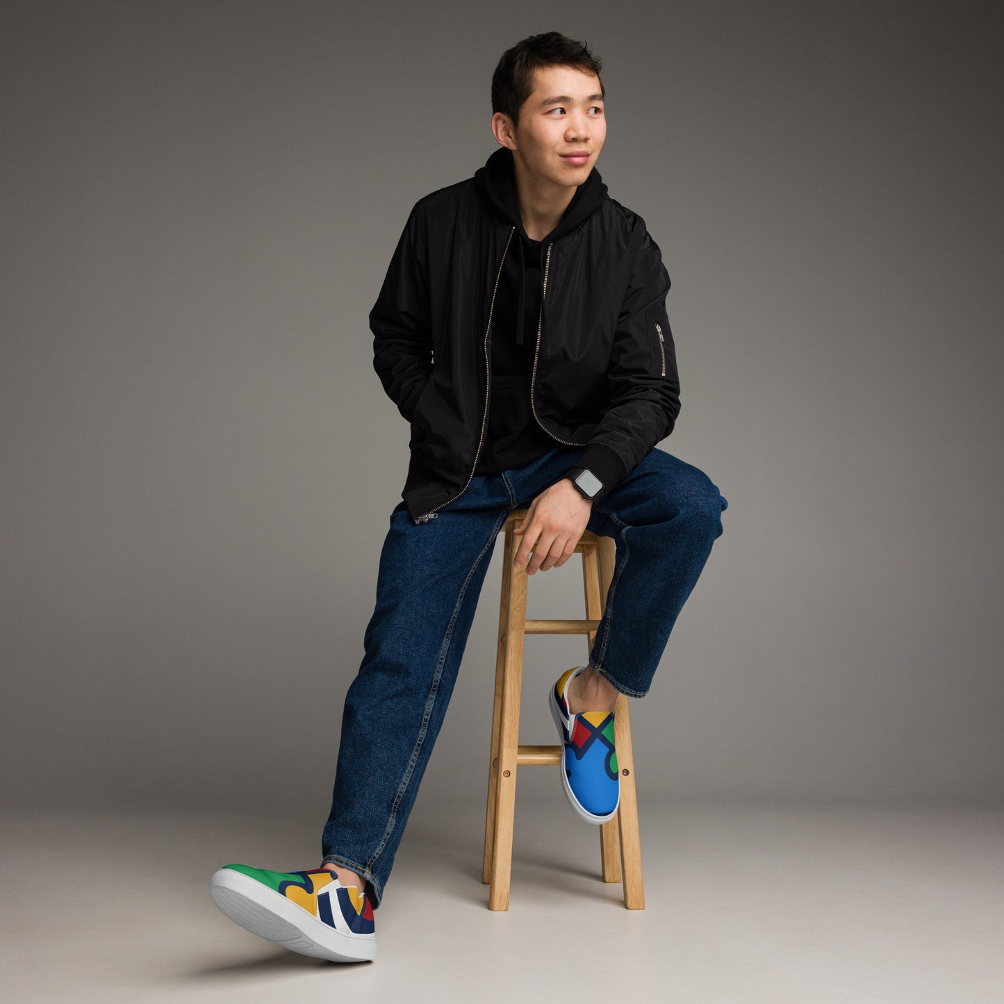 Jesse’s e-Rides Men’s Slip-On Canvas Shoes – Comfort Meets Style!