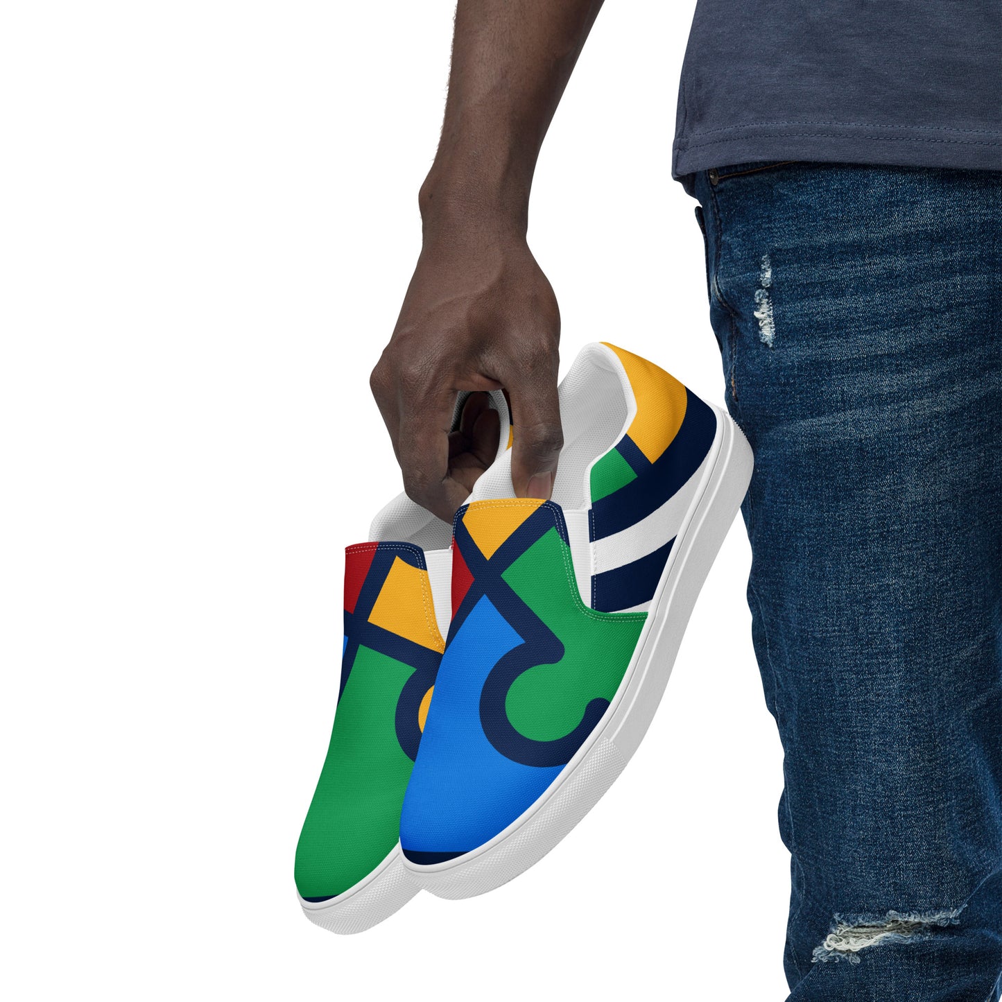 Jesse’s e-Rides Men’s Slip-On Canvas Shoes – Comfort Meets Style!