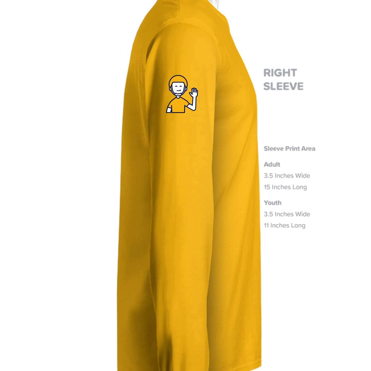 Sport Athletic Gold - TT11WL - SLEEVE_RIGHT