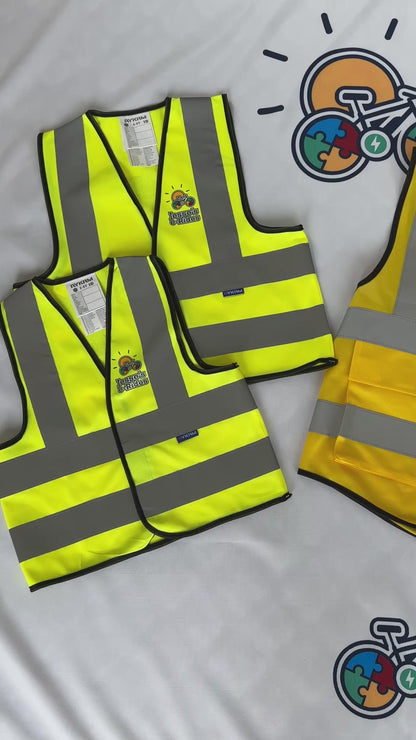 Jesse’s e-Rides Youth High-Visibility Safety Vest – Ride Bright, Stay Seen!