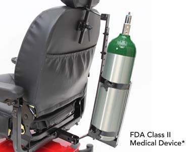 Pride Mobility oxygen tank holder