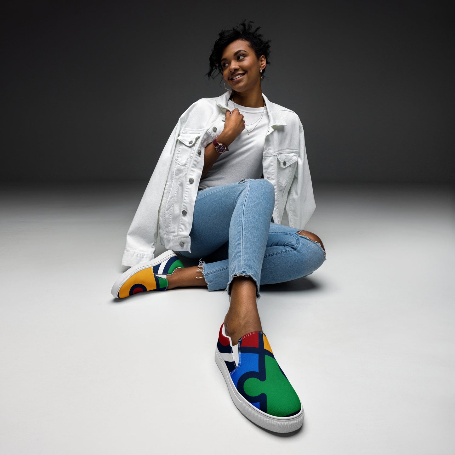 Jesse’s e-Rides Women’s Slip-On Canvas Shoes – Comfort Meets Style!